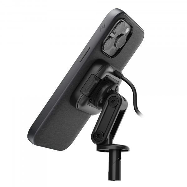 Peak Design Mobile Motorcycle Mount Stem Mount mit Ladefunktion Black (Schwarz)