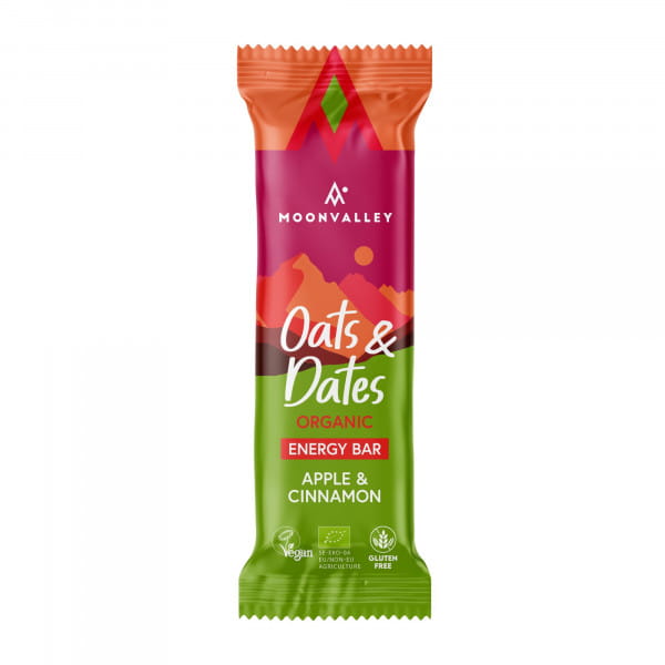 Moonvalley Organic Oats & Dates Bar - Apple & Cinnamon Box (12 x 50 g)