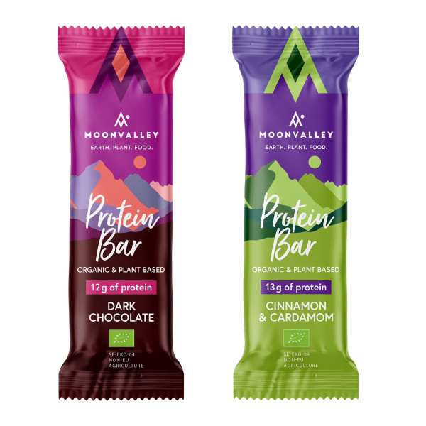 Moonvalley Organic Protein Bar - Bio-Proteinriegel Mixed Box (18 x 60 g)