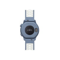 Coros PACE 2 GPS-Sportuhr Blue Steel mit Silikon-Armband (Hellblau)
