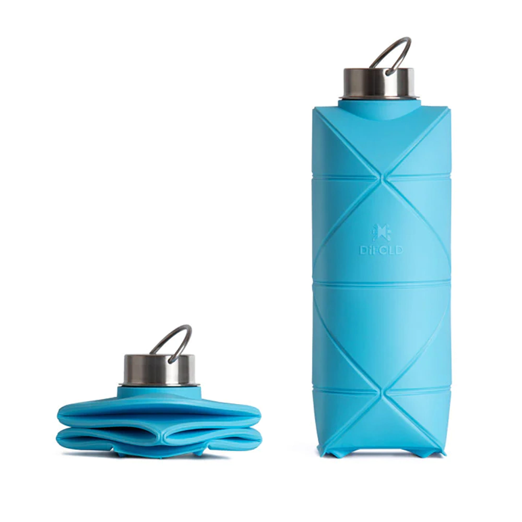 DiFOLD Origami Bottle - Faltbare Trinkflasche 750 ml - Sky Blue (Hellblau), Sonstige, Trinkflaschen, Ausrüstung