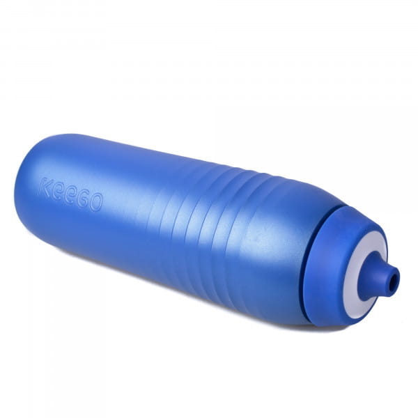 Keego Trinkflasche 750 ml Electric Blue - Sportflasche mit Innenbeschichtung aus Titan (Version 4)