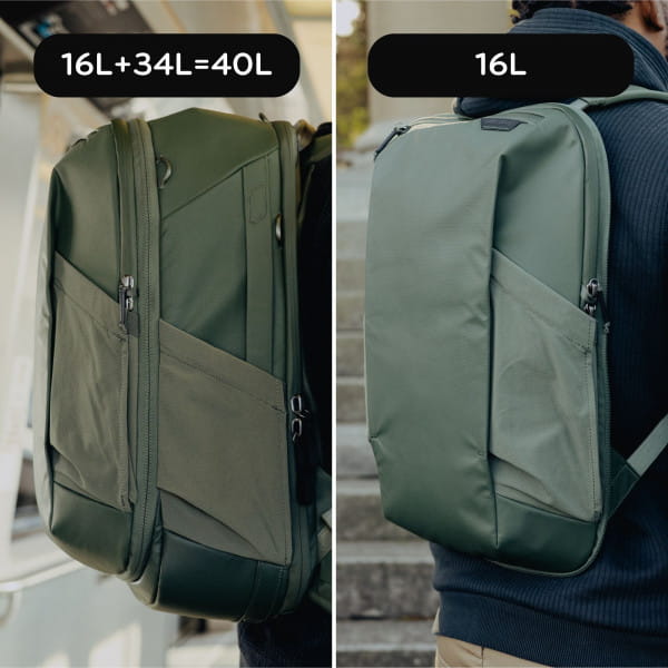 Peak Design Travel Backpack 2-in-1 40 Liter - Stone