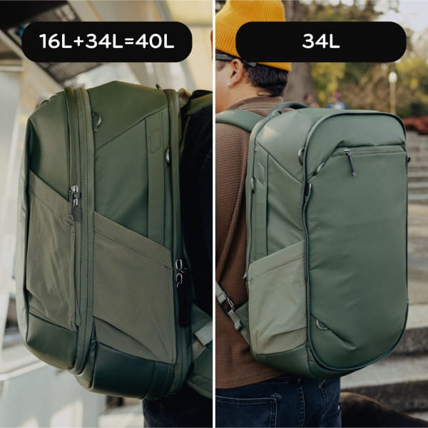 Peak Design Travel Backpack 2-in-1 40 Liter - Stone