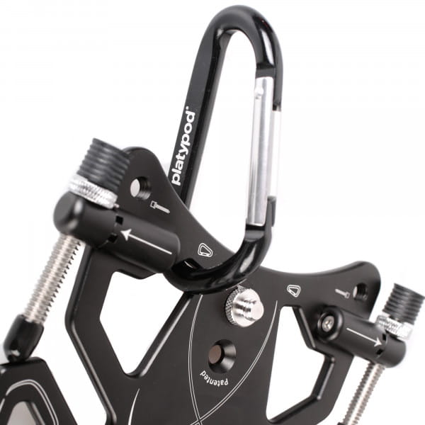 Platypod eXtreme Universal-Bodenstativ mit Spikes - Schwarz