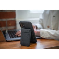 Peak Design Mobile Wallet Stand Karten-Portemonnaie mit Standfunktion - Charcoal (Dunkelgrau)