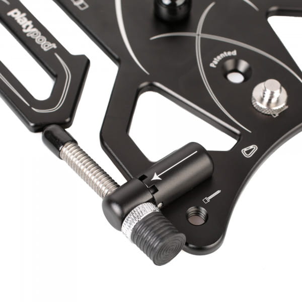 Platypod eXtreme Universal-Bodenstativ mit Spikes - Schwarz