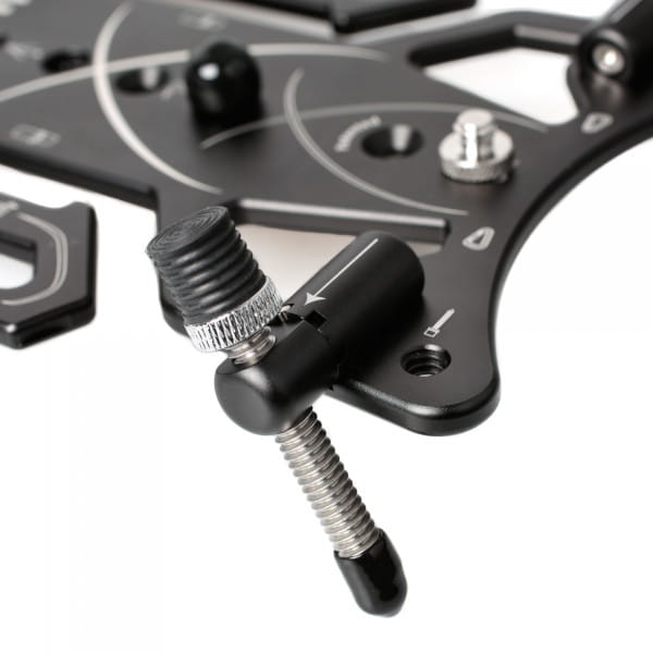 Platypod eXtreme Universal-Bodenstativ mit Spikes - Schwarz