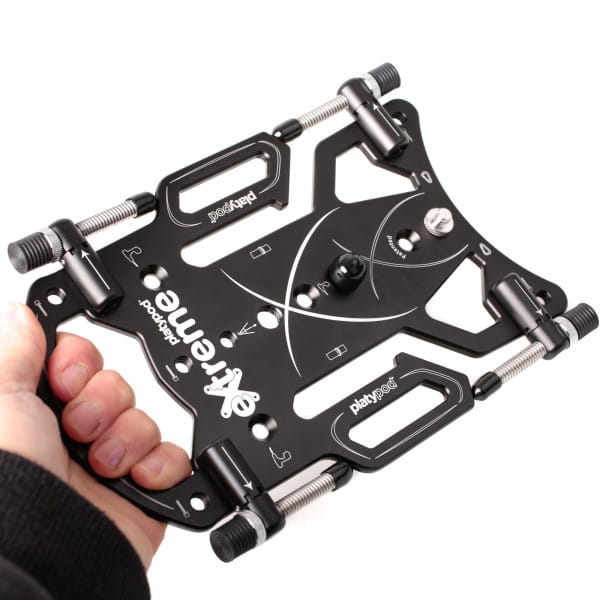 Platypod eXtreme Universal-Bodenstativ mit Spikes - Schwarz