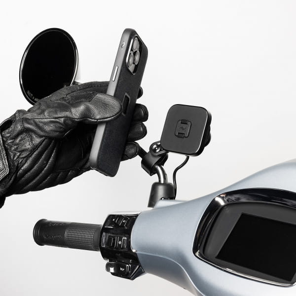 Peak Design Mobile Motorcycle Mount Mirror Mount: Charging Black